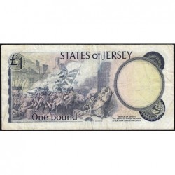 Jersey - Pick 11a - 1 pound - Série LB - 1976 - Etat : TB