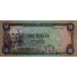Jamaïque - Pick 68Ad - 1 dollar - Série DG - 01/01/1990 - Etat : NEUF