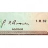Jamaïque - Pick 70d_2 - 5 dollars - Série CZ - 01/08/1992 - Etat : NEUF
