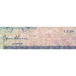 Jamaïque - Pick 71e - 10 dollars - Série EW - 01/03/1994- Etat : TB-