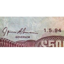 Jamaïque - Pick 77a - 500 dollars - Série AE - 01/05/1994 - Etat : TB+