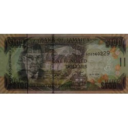 Jamaïque - Pick 84b - 100 dollars - Série ADB - 15/01/2006 - Etat : NEUF