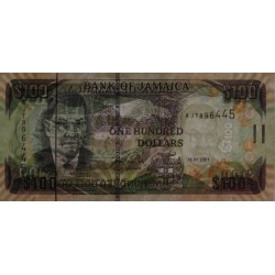 Jamaïque - Pick 84c - 100 dollars - Série AJT - 15/01/2007 - Etat : NEUF