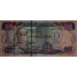 Jamaïque - Pick 88 - 50 dollars - Série RP - 01/10/2010 - Commémoratif - Etat : NEUF