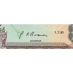 Jamaïque - Pick 70d_1 - 5 dollars - Série CA - 01/07/1991 - Etat : NEUF