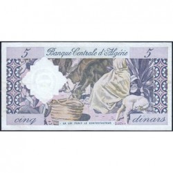 Algérie - Pick 122a - 5 dinars - Série L.520 - 01/01/1964 - Etat : TTB+