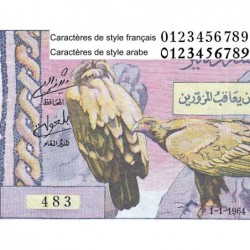 Algérie - Pick 122a - 5 dinars - Série L.520 - 01/01/1964 - Etat : TTB+