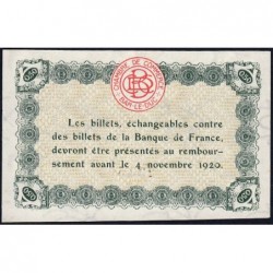 Bar-le-Duc - Pirot 19-7 - 50 centimes - Sans date (1917) - Etat : SPL