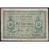 Bayonne - Pirot 21-66 - 50 centimes - Série XVII (17) - 05/05/1920 - Etat : TB-