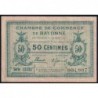 Bayonne - Pirot 21-69 - 50 centimes - Série LXXXII (82) - 26/08/1921 - Etat : TB+