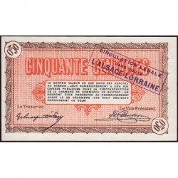 Belfort - Pirot 23-52a - 50 centimes - Série 8 - 21/12/1918 - Etat : NEUF