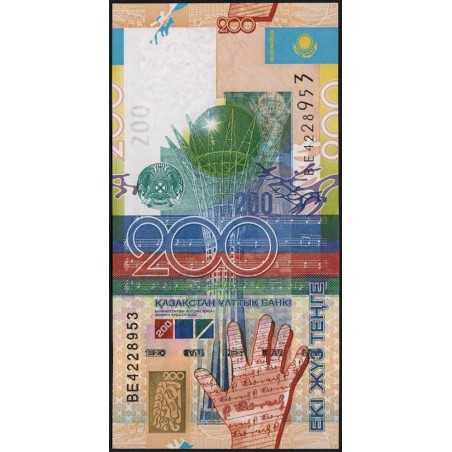 Kazakhstan - Pick 28 - 200 tenge - Série BE - 2006 - Etat : NEUF