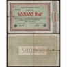 Allemagne - Notgeld - Aachen - 500'000 mark - Série B - 20/07/1923 - Etat : TB-