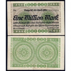 Allemagne - Notgeld - Essen - 1 million mark - Série Dr - 12/08/1923 - Etat : TTB