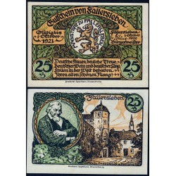 Allemagne - Notgeld - Fallersleben - 25 pfennig - 01/10/1920 - Etat : SPL+