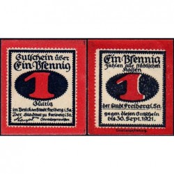 Allemagne - Notgeld - Freiberg - 1 pfennig - 1921 - Etat : NEUF