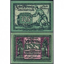Allemagne - Notgeld - Freiberg - 10 pfennig - 1921 - Etat : NEUF