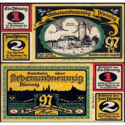 Allemagne - Notgeld - Freiberg - 100 pfennig - Série A - 1921 - Etat : SPL