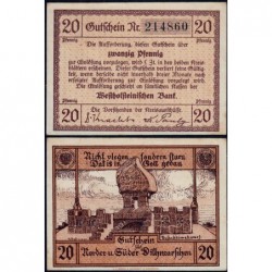 Allemagne - Notgeld - Norder und Süderdithmarschen - 20 pfennig - Sans date (1920) - Etat : NEUF