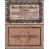 Allemagne - Notgeld - Trier - 1 million mark - 14/08/1923 - Etat : TB+