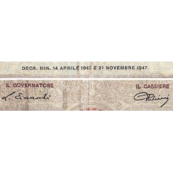 Italie - Pick 81a_2 - 1'000 lire - 14/04/1948 - Etat : TB