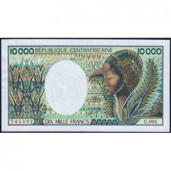 Centrafrique - Pick 13_2 - 10'000 francs - Série C.001 - 1984 - Etat : TTB