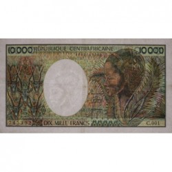 Centrafrique - Pick 13_2 - 10'000 francs - Série C.001 - 1984 - Etat : TTB
