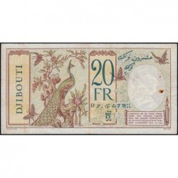 Djibouti - Pick 7b - 20 francs - Série R.18 - 1937 - Etat : TB+