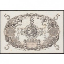 Guadeloupe - Pick 7r - 5 francs - Série C.344 - 1945 - Etat : SPL+