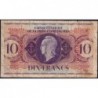 Guadeloupe - France Outre-Mer - Pick 27_4 - 10 francs - Série GE - 1944 - Etat : TB-