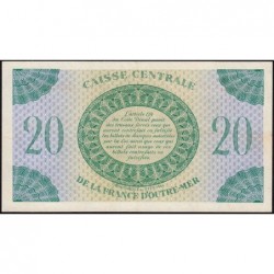 Guadeloupe - France Outre-Mer - Pick 28_1 - 20 francs - Série LM - 1944 - Etat : SUP+