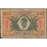 Guadeloupe - France Outre-Mer - Pick 29 - 100 francs - Série PP - 1944 - Etat : B+