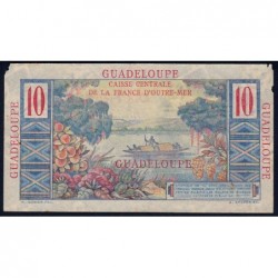 Guadeloupe - Pick 32 - 10 francs - Série X.9 - 1946 - Etat : TB