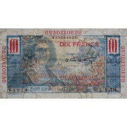 Guadeloupe - Pick 32 - 10 francs - Série F.10 - 1946 - Etat : TTB+