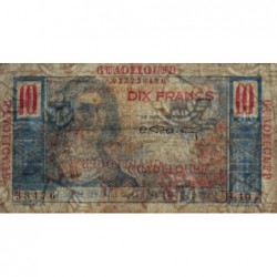 Guadeloupe - Pick 32 - 10 francs - Série H.10 - 1946 - Etat : TB