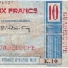 Guadeloupe - Pick 32 - 10 francs - Série K.10 - 1946 - Etat : TB