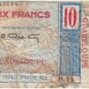 Guadeloupe - Pick 32 - 10 francs - Série B.11 - 1946 - Etat : AB