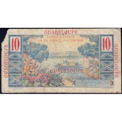 Guadeloupe - Pick 32 - 10 francs - Série K.11 - 1946 - Etat : AB