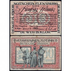 Allemagne - Notgeld - Flensburg - 50 pfennig - 16/01/1920 - Etat : TB+
