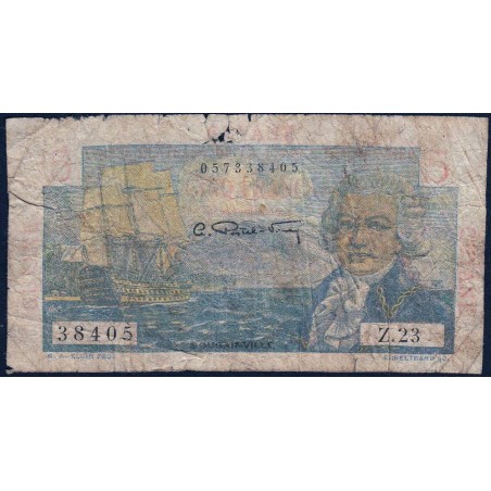 Guyane Française - Pick 19 - 5 francs - Série Z.23 - 1946 - Etat : AB