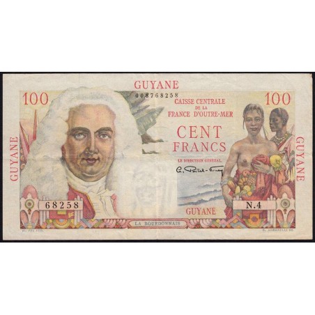 Guyane Française - Pick 23 - 100 francs - Série N.4 - 1946 - Etat : SUP