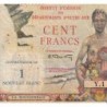 Antilles Françaises - Pick 1 - 1 nouv. franc sur 100 francs - Série Y.1 - 1960 - Etat : B