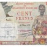 Antilles Françaises - Pick 1 - 1 nouv. franc sur 100 francs - Série Z.1 - 1960 - Etat : TTB