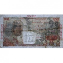 Antilles Françaises - Pick 1 - 1 nouv. franc sur 100 francs - Série Z.1 - 1960 - Etat : TTB