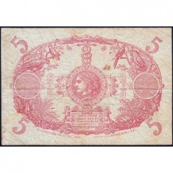 Guyane Française - Pick 1i - 5 francs - Série X.46 - 1944 - Etat : TB