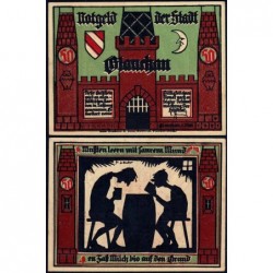 Allemagne - Notgeld - Glauchau - 50 pfennig - Type 5 - 01/05/1921 - Etat : pr.NEUF