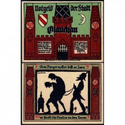 Allemagne - Notgeld - Glauchau - 50 pfennig - Type 4 - 01/05/1921 - Etat : pr.NEUF