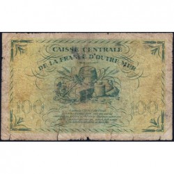 Guyane Française - France Outre-Mer - Pick 17 - 100 francs - Série PU - 1946 - Etat : B+