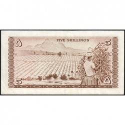 Kenya - Pick 1a - 5 shillings - Série A/3 - 01/07/1966 - Etat : TTB