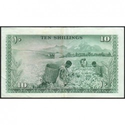 Kenya - Pick 2a - 10 shillings - Série A/8 - 01/07/1966 - Etat : TTB